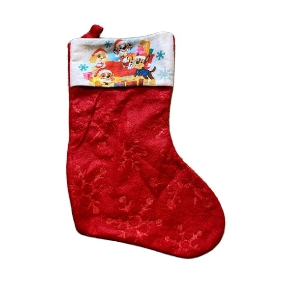 Paw Patrol Christmas Stocking Red Holiday Decor - Picture 1 of 4